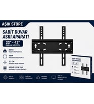 Sabit TV Askı Aparatı 22–42 İnç