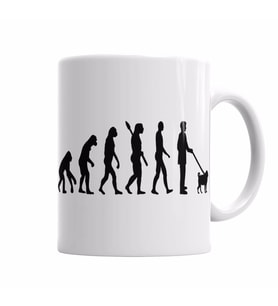 Evolution Pug  Evrim Pağı  köpek  Kupa Bardak Porselen