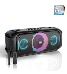 Blaupunkt PL700 Mikrofonlu Uzaktan Kumandalı Kablosuz Bluetooth Speaker Hoparlör Siyah