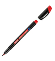 Bigpoint OHP Permanent (Asetat) Kalem M Kırmızı x 12 Adet