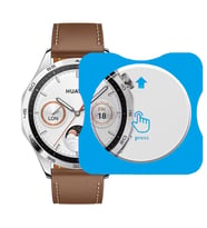 Huawei Watch GT4 46mm Uyumlu Kolay Takılabilir Takma Aparatlı Temperli Cam Ekran Koruyucu