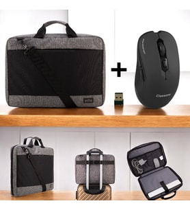 Classone Mila ML-F104M 15.6 AçılabilirDizayn Notebook Çantası + Kablosuz Mouse 