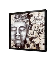Tablosan Modern Buddha Çerçeveli Cam Tablo