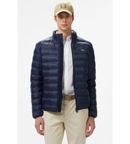 Lacoste Synthetic Fill Jacket Gizlenebilir Kapişonlu Şişme Erkek Mont Lacivert