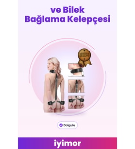 Fetiş Deri Boyun ve Bilek Bağlama Kelepçesi – iyimor