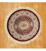Yuvarlak Madalyon Desenli 150 x 150 CM İpek Halı