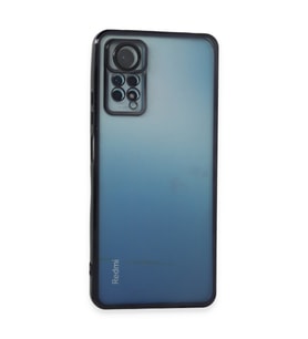 Note 12 4G Kılıf Lensli Silikon - Siyah