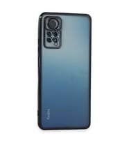 Note 12 4G Kılıf Lensli Silikon - Siyah