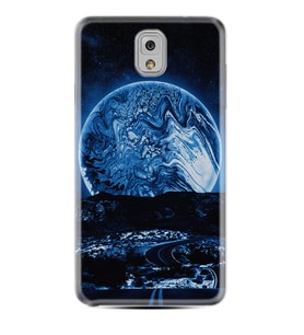 Samsung Note 3 4 5 8 9 20 Ultra 10 Lite Kılıf Desenli Silikon Mavi Gece 1605