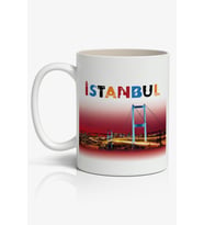 İstanbul Baskılı Kupa Bardak Baskılı Kahve Kupa Bardak-6