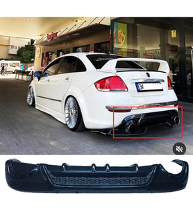 Fiat Linea Makyajlı Difüzör Parlak Siyah Difizör Plastik 2013 2014 2015 2016 2017
