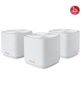 ASUS XD5 (W-3-PK) AX3000 Dual Band Mesh Router 3-lü paket Beyaz