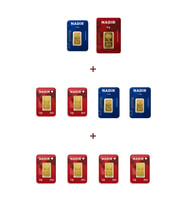 Nadir Gold 24 Ayar 18,5 Gram Altın (1 Ad 5 Gram Altın + 3 Ad 2,5 Gram Altın + 6 Ad 1 Gram Altın )