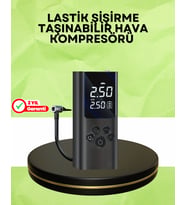 USB Şarjlı Taşınabilir Ha Kompresörü Dijital Ekranlı