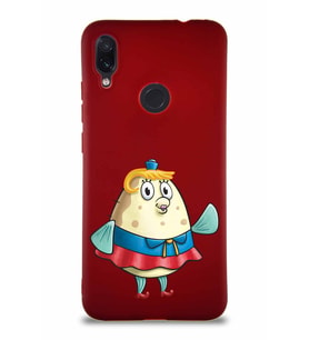 Xiaomi Redmi Note 7 Pro Soft Premier Kapak Bayan Puff Tasarımlı Silikon Kılıf - Mürdüm (Şeffaf)