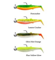 Savage Gear Cannibal Shad 12.5cm 20gr+12.5gr #5/0 Dark Water 4+4 Adet Sahte Balık