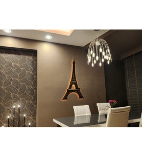 Led Aydınlatmalı Paris Eyfel Kulesi Silueti