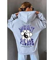 Unisex Positivity Sweatshirt (Gri)