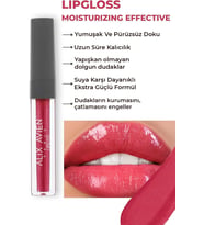 Uzun Süre Kalıcı Yapışkan His Bırakmayan Nemlendirici Dudak Parlatıcısı-lipgloss 12 Juicy Strawberry
