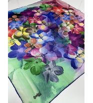 Fresh Soft Pamuk Eşarp - 05078 (Saks)