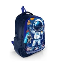 CORAL HIGH 33252 LACİVERT ASTRONOT DESENLİ ÜÇ BÖLMELİ SIRT ÇANTASI