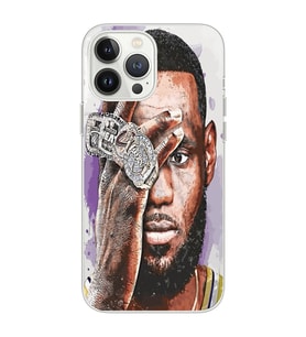 Iphone 12 PRO Uyumlu Lebron James Tasarımlı Şeffaf Telefon Kılıfı