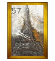 Manzara Temalı Kanvas Tablo 50 x 70 cm Gold Çerçeve