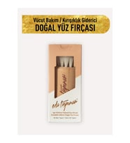 Eda Taşpınar Doğal Yüz Fırçası, İpeksi Bir Cilt, Yüze Uygun Yumuşak Yapı,
