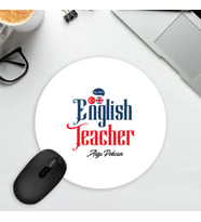 İngilizce Öğretmenine Hediye Mousepad (Beyaz)