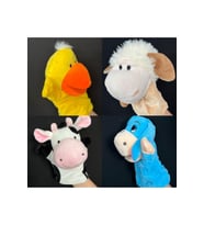 KUKLA AĞZI HAREKET EDEBİLEN 4 ADET PELUŞ KUKLA
