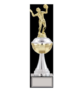 ODAK KUPA - Figürlü Kupalar - Voleybol Kadın Figürlü Kupalar FG-045 A - 37 cm