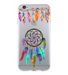 PrintiFy Apple  iPhone 6 Plus ile Uyumlu 1mm Slim Fit Nazar Boncuğu 6 Baskılı Şeffaf  Kılıf