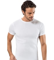 Erdem Erkek Ribana Kapalı Yaka Fanila Atlet 1197 - 3 Adet (Beyaz)