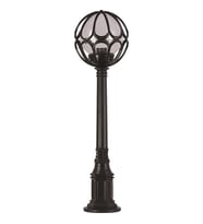 AVONNI BSU-68081-BSY-M3-B Siyah Boyalı Dış Mekan Aydınlatma E27 ABS Akrilik Cam 23cm