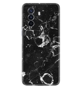Huawei Nova Y70 Y90 Nova 9 SE  Kılıf Desemli Silikon Black Hole Marble 1387