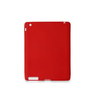 Apple İpad 4 9.7 Kılıf Evo Tablet Silikon - Kırmızı