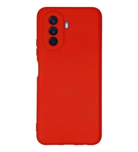 Newface Huawei Nova Y70 Kılıf Nano içi Kadife Silikon - Kırmızı