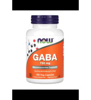 NOW GABA  750mg  100  Vegİ Capsul. Usa Menşei.OZELSPORCUGIDALARIN'DAN 3832 (Renksiz)