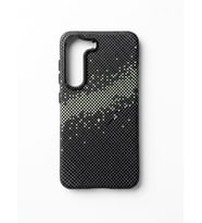 Samsung Galaxy S 23 Karbon Görünümlü Çok Renkli Kılıf Modeli