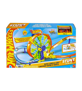 Hot Wheels Hızlı Fırlatma ve Döngü Parkuru Oyun Seti JBX65