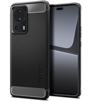 Spigen 13 Lite ile Uyumlu Kılıf Rugged Armor Matte Black (Siyah)