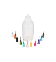 hodbehod 30 ML 11 İğneli Başlıklı Şeffaf Ufak Yağdanlık Hobi Boya Yapışkan Kartuş Aplikatör