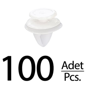 Renault, Peugeot, Mini, Audi, Seat için Kapı Döşeme Klips- 100 Adet