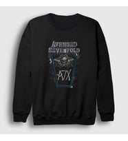 Presmono Unisex Siyah Coffin Avenged Sevenfold Sweatshirt 15579tt