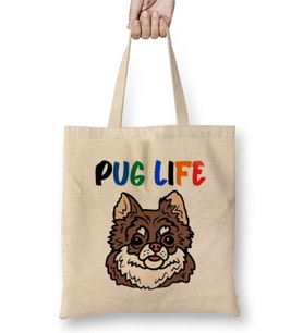 Funny Dog Lover Gifts For Women Men Kids Bez Çanta Uzun Saplı