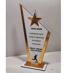 HEDİYELİK PLAKET Voleybol /Basketbol /Futbol Turnuvalarına özel(Kişiye özel İsim yazılı)