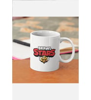 Brawl Stars Logo Kupa Bardak (Beyaz)