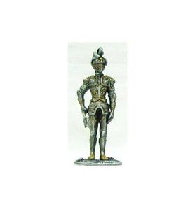 WISE Veronese Serisi-Wise Kurşun Asker-WISE METAL ŞÖVALYE BİBLO-11 CM.