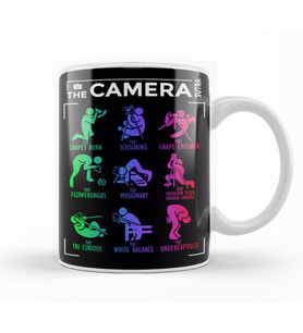 The Camera Sutra Photographer Photos Rainbow Paparazzi Gift Kupa Bardak Porselen