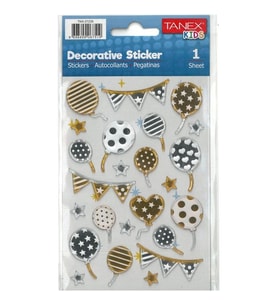 TANEX KIDS TNX-27235 DEKORATİF ETİKETLER - PUFFY PARTİ SERİSİ STICKER